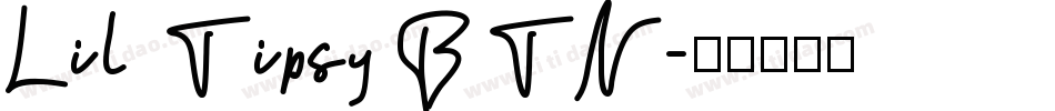 Lil Tipsy BTN字体转换